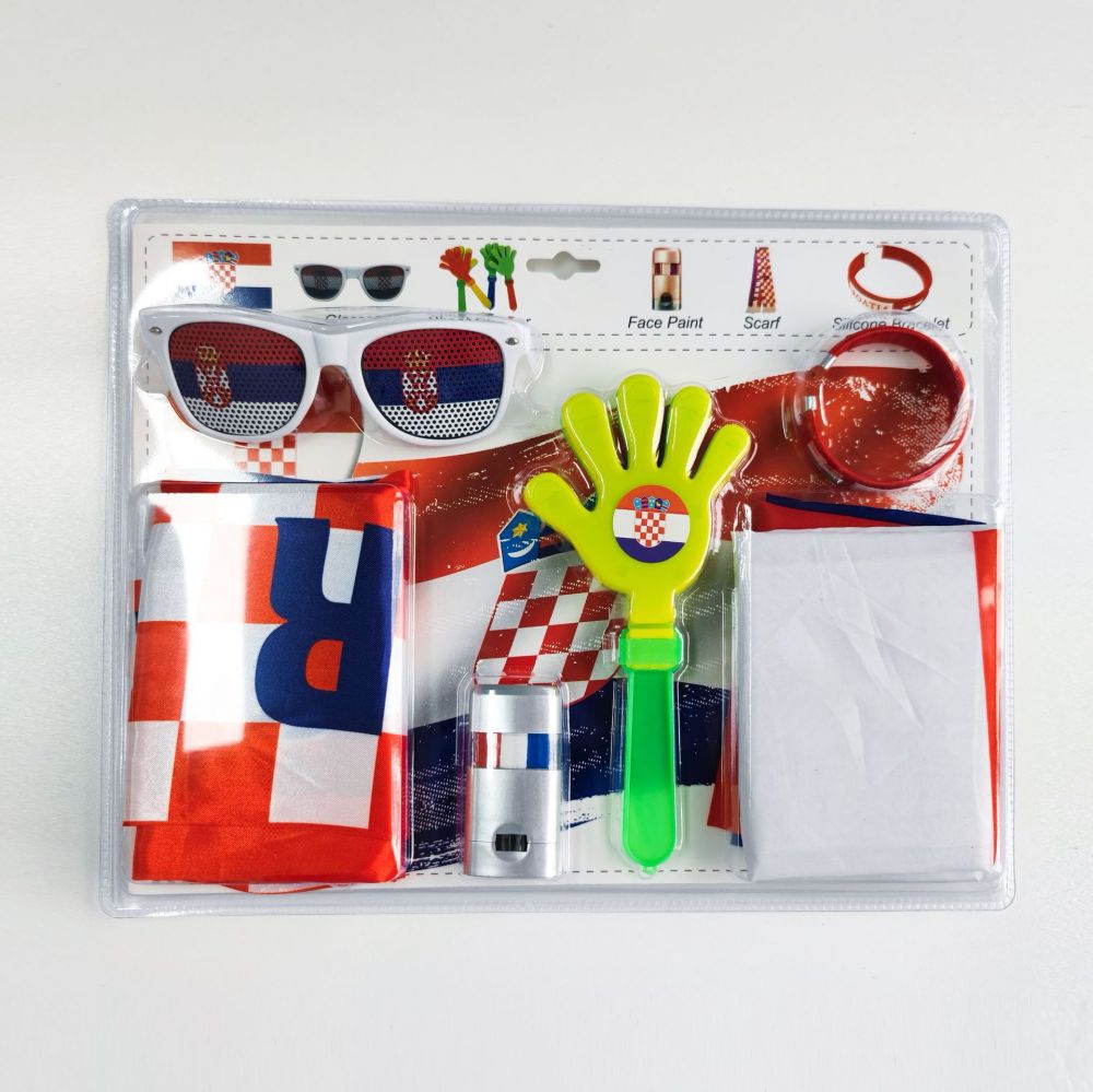 2026 Football Fan Scarf & Party Accessories Set – Soccer Cheering Kit for Events