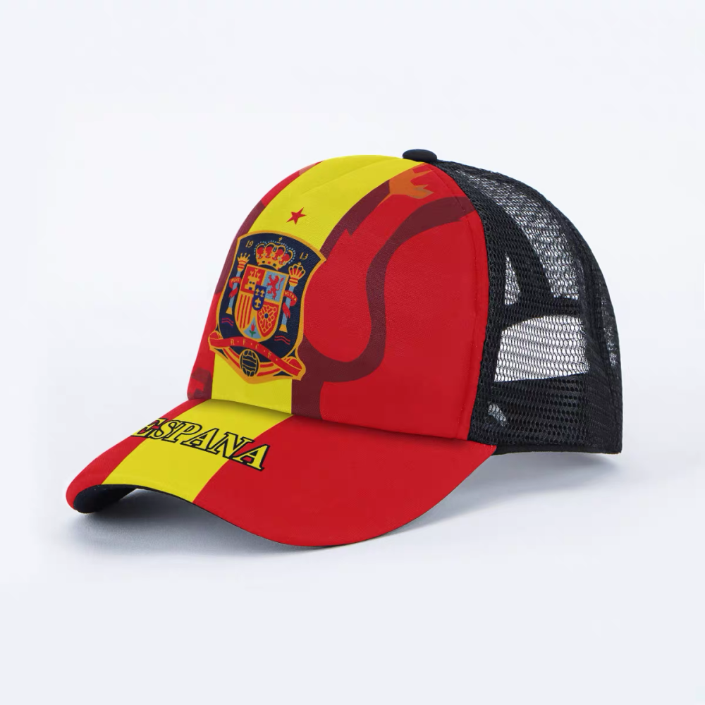 National Team Style Football Mesh Cap – Breathable Fan Baseball Hat