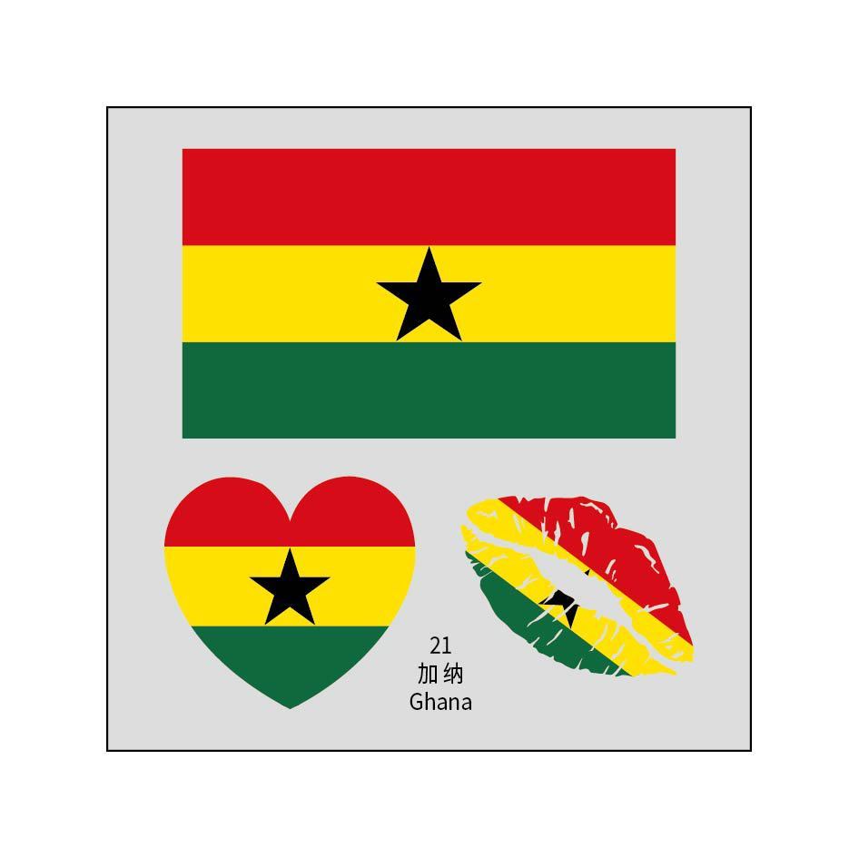 2026 Football Fan Temporary Tattoos – Soccer Face & Body Water Transfer Stickers