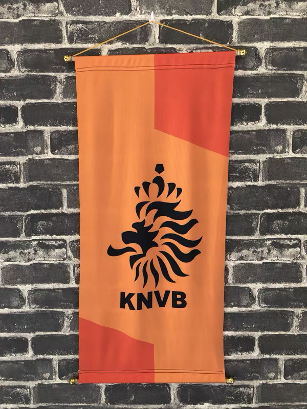 Large Football Fan Hanging Flag – Soccer Event Decoration Banner
