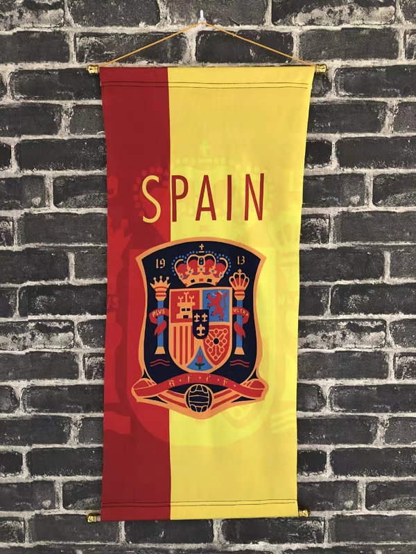Large Football Fan Hanging Flag – Soccer Event Decoration Banner