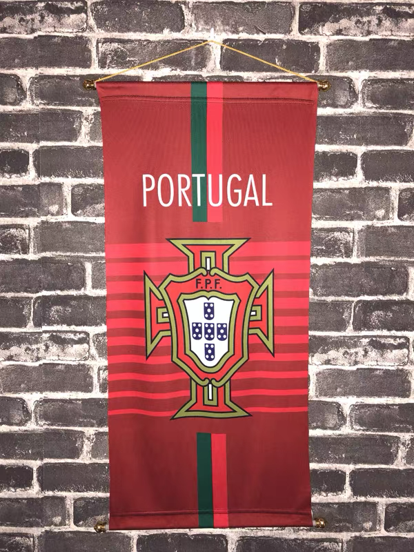 Large Football Fan Hanging Flag – Soccer Event Decoration Banner