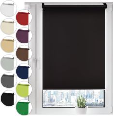 Black  blackout roller blinds 80 wide 100 wide  Roller Shades  dark out  window blinds for patio doors