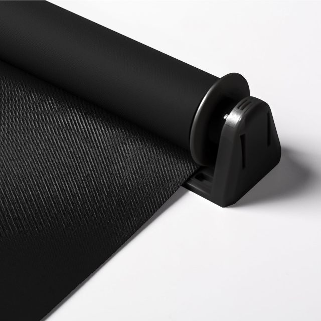 Black  blackout roller blinds 80 wide 100 wide  Roller Shades  dark out  window blinds for patio doors