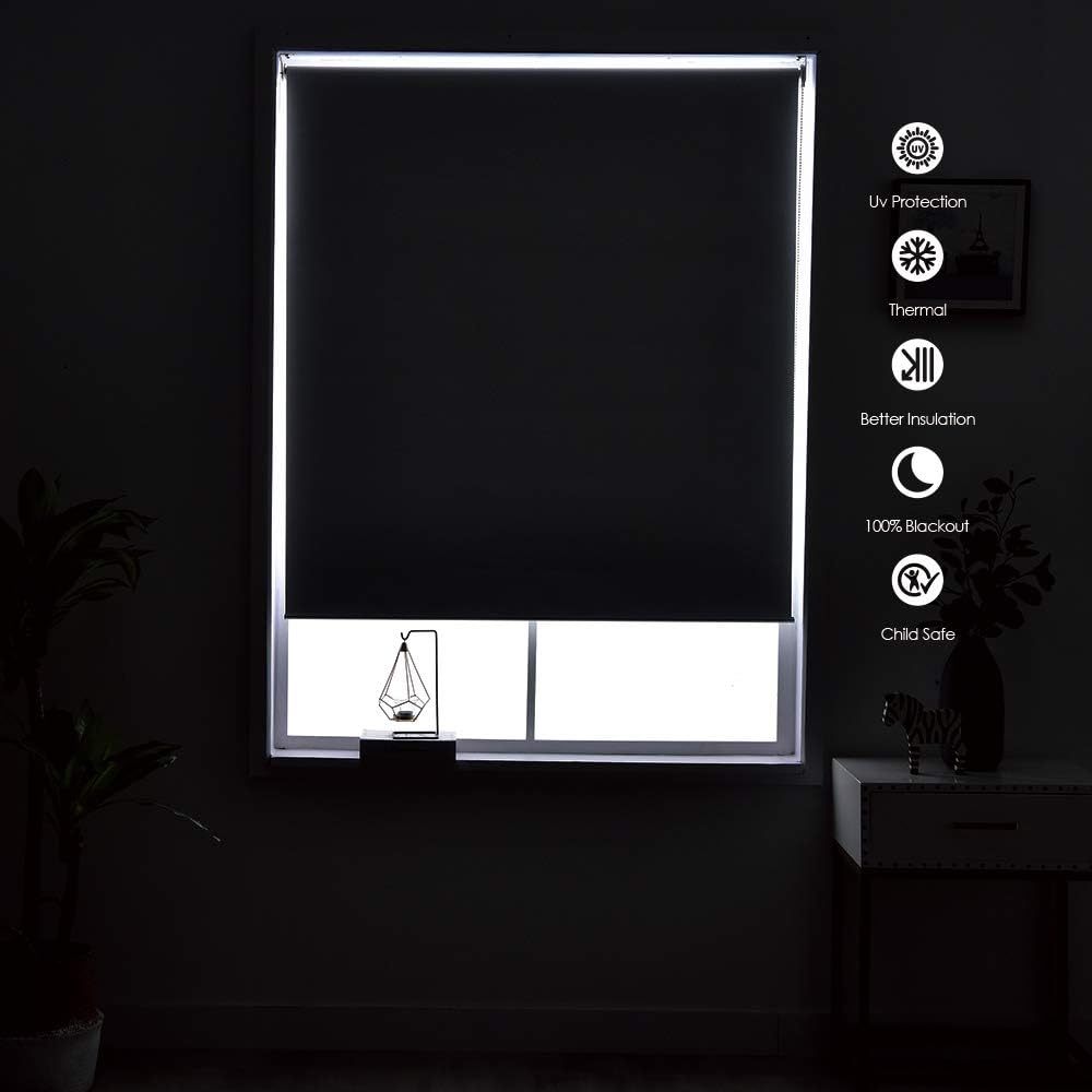 Manufacturer's OEM  Roller Blinds Blackout Window Shade Customized Factory Wholesale Price  Side Pull Blinds