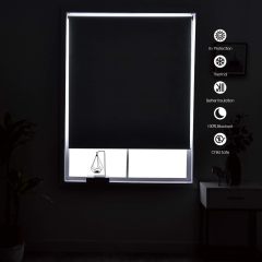 Manufacturer's OEM  Roller Blinds Blackout Window Shade Customized Factory Wholesale Price  Side Pull Blinds