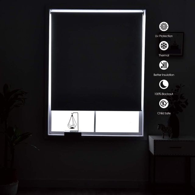 Manufacturer's OEM  Roller Blinds Blackout Window Shade Customized Factory Wholesale Price  Side Pull Blinds