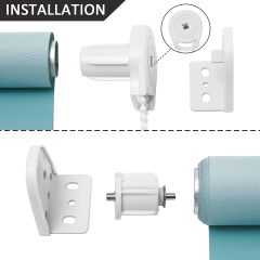 OEM European Style Sunshade windows Living Room Shower Bedroom Window Fabric Curtain Full Half Shading Blackout Roller Blinds