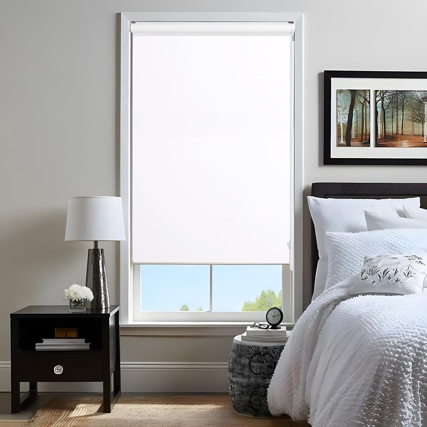 white Blackout Blinds Blackout Window Blinds Dark Out Blinds Blackout Roller Shades Roller Shades Roller Shade Blinds For Windows Home Use High Quality
