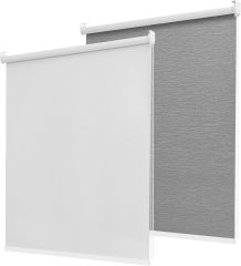 Window Roller Blinds and Shades, Thermal Insulated Window Blinds Easy to Install Blackout Roller Blinds with Chain Cord  for office home bedroom