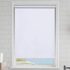 Cordless Roller Shades Blackout Blinds for Windows Room Darkening Rolled Up Shades with Spring System, UV Protection Window Shades Door Blinds for Home and Office