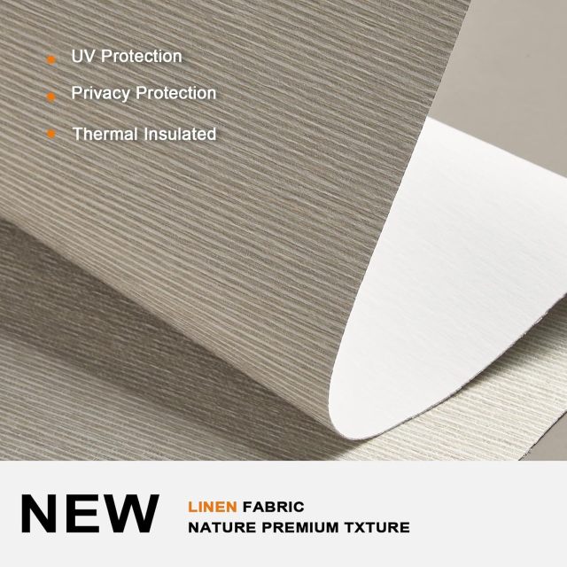 100% Blackout Roller Shades, No Tools No Drill Cordless Blinds for Windows, Thermal Insulated UV Protection Privacy Window Shades for Bedroom Home Office Living Room