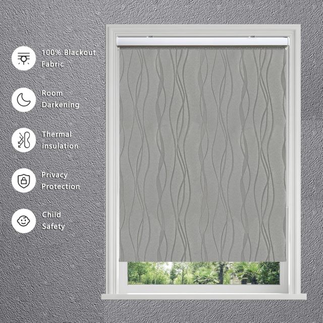 grey custom roller blinds black out blinds blackout  roller shades window blinds dark out