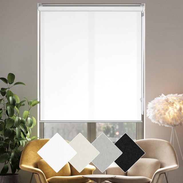 Solar Shades For Windows Sliding Glass Doors Outdoor Custom Roller Motorized Sunscreen Blinds Block Heat UV Glare Retractable Roll Up