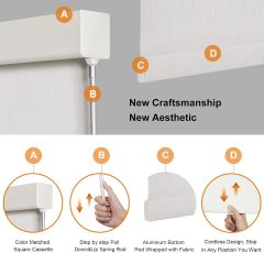 rod control system roller shades
