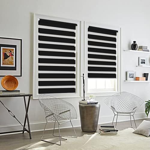 Mini Zebra Roller Shade 18 Top Rail Daylight Zebra Shades Facroty Price Hot Sale GREY