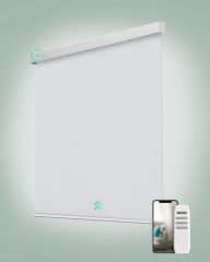 Digital Electric Double Roller Blinds Automatic Motorized Roller Shade Smart Wifi Control Shades for Hotel Office Windows