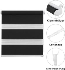 Mini Zebra Roller Shade 18 Top Rail Daylight Zebra Shades Facroty Price Hot Sale GREY