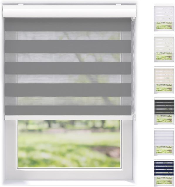 Best Price Factory Customized Blackout Manual Motorized Zebra Roller Blinds Modern Horizontal for Hotel Projects Built-In