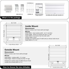 Cordless Zebra Blinds for Windows, Dual Layer Blackout for Day and Night, Easy to Install, Safe for Child and Pets, Perfect for Home, Office, hotel project apartment