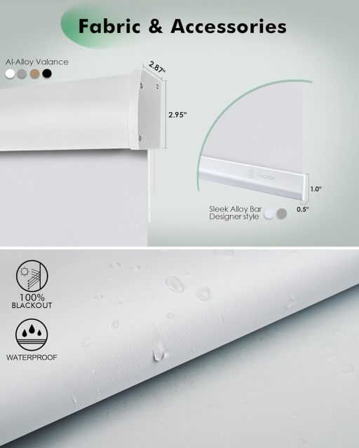 Digital Electric Double Roller Blinds Automatic Motorized Roller Shade Smart Wifi Control Shades for Hotel Office Windows