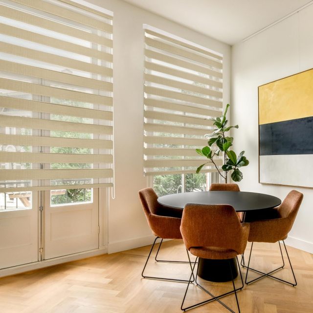 Double Roller Blind with Drilling for Windows and Doors - Reliable Light Protection & Privacy Protection - Childproof Roller Blinds for Windows with Drilling & Easy