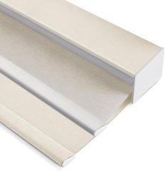 double layer roller shades daylight and blackout roller blinds with big aluminum square casttele