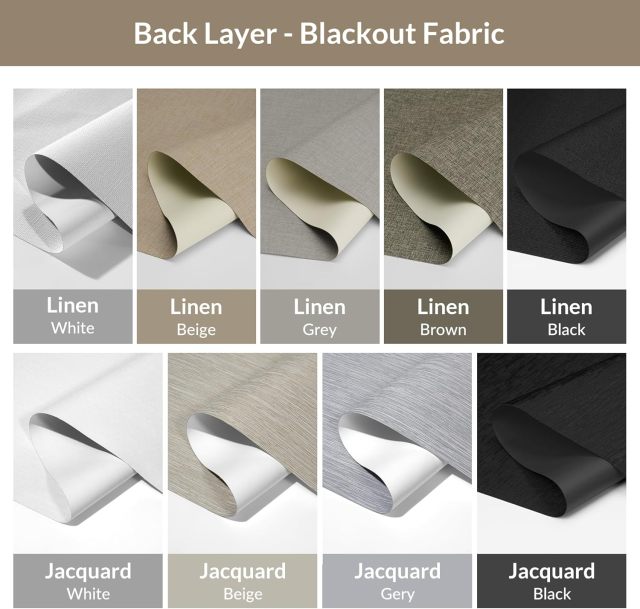 double layer roller shades daylight and blackout roller blinds with big aluminum square casttele