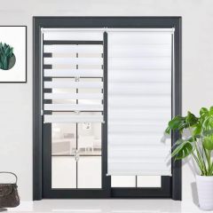 Europe Style Roll up Zebra Blins Modern Style Roll-Up Blackout Shades for Bathrooms Dining Rooms Kids Rooms French door