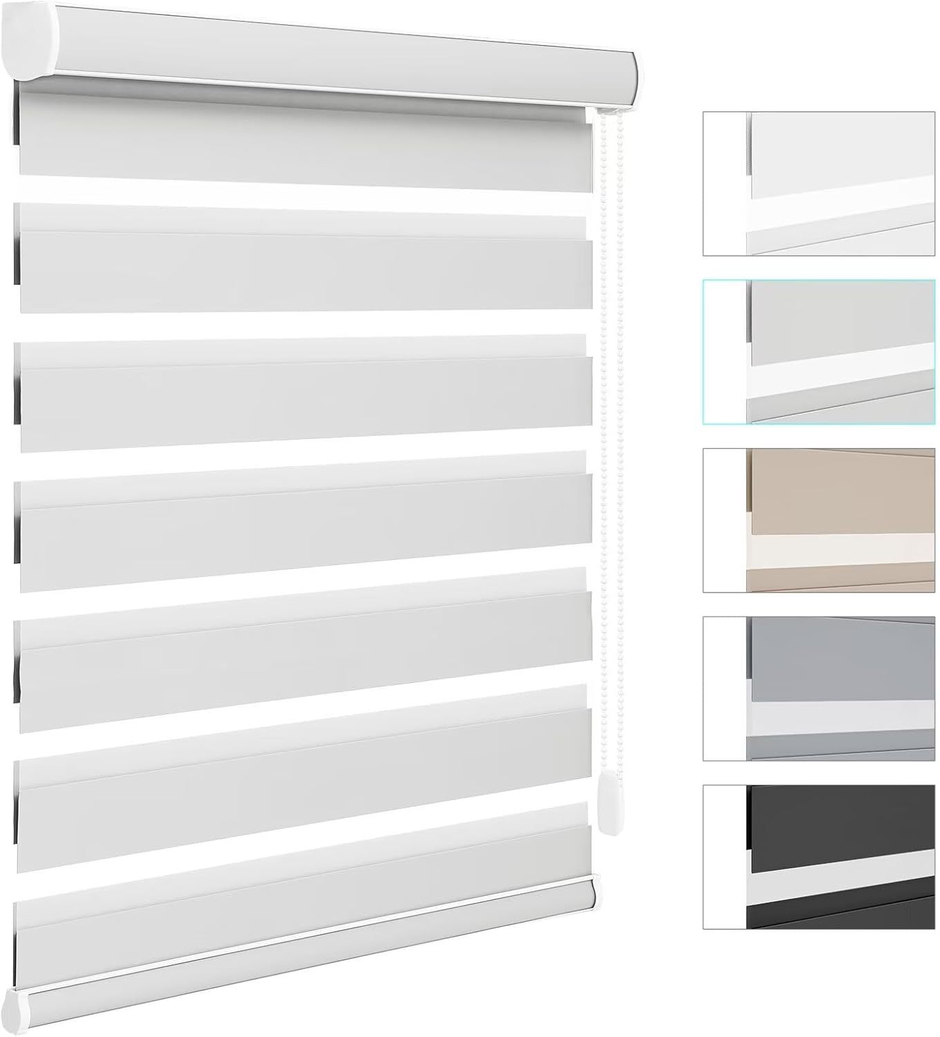 Factory Direct Pricing OEM &ODM Light-Filtering Zebra Blinds Customizable Sizes Factory Wholesale Zebra Shades Blinds