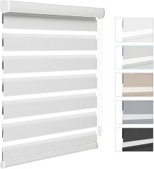 Factory Direct Pricing OEM &ODM Light-Filtering Zebra Blinds Customizable Sizes Factory Wholesale Zebra Shades Blinds