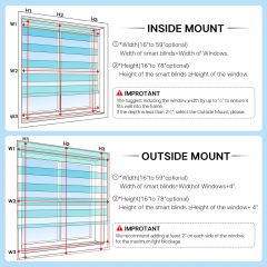 Smart Zebra Blinds for Windows,Day & Night Zebra Blinds Motorized Eco-Friendly Durable Dual Layer Blackout