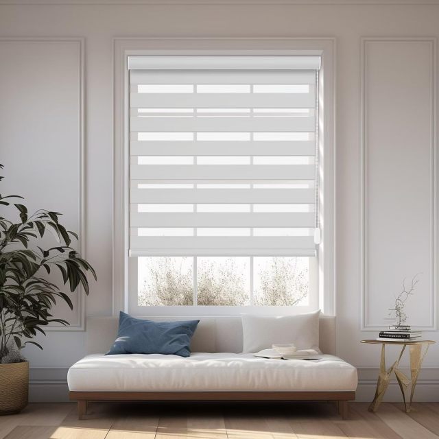 Factory Direct Pricing OEM &ODM Light-Filtering Zebra Blinds Customizable Sizes Factory Wholesale Zebra Shades Blinds