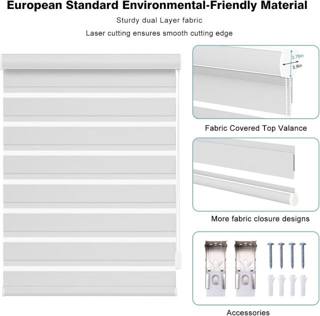 Factory Direct Pricing OEM &ODM Light-Filtering Zebra Blinds Customizable Sizes Factory Wholesale Zebra Shades Blinds