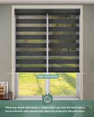 Motorized Zebra Blinds Works with Alexa, Motorized Blinds with Remote Custom Size, Privacy Electric Zebra Shades for Windows