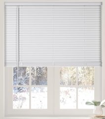 Cordless 1" Vinyl Mini Blinds for Indoor Windows - Light Filtering Horizontal Window Blinds & Shades,
