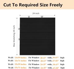 Paper Blinds, 6 Pack, 36 in x 72 in, Temporary Blackout Pleated Paper Shades, No Tools No Drilling, Pleated Blinds with Adhesive, Easy to Cut and Install, for Indoor Windows