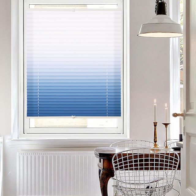 Latest Design Cordless Plisse Top Down Window Shades/pleated Shades Blackout Roller Shades Pleated Blinds