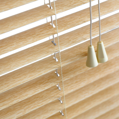 Low Price Factory Supplier  Cord Pvc Venetian blinds Mini Blinds 1" Slat Blinds High Quality