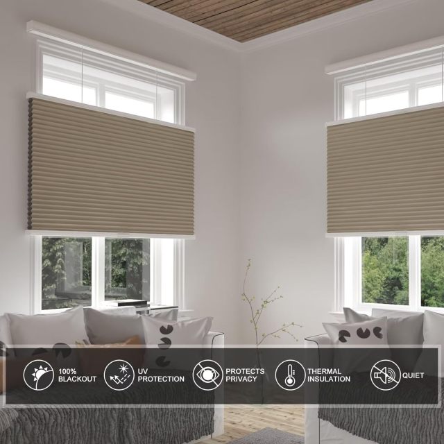 honeycomb blinds  Cellular Shades , Window Blinds Cordless Blinds for Windows ,Window Shades for Home , Window Coverings , Cellular Blinds , Door Blinds , Morning Mist