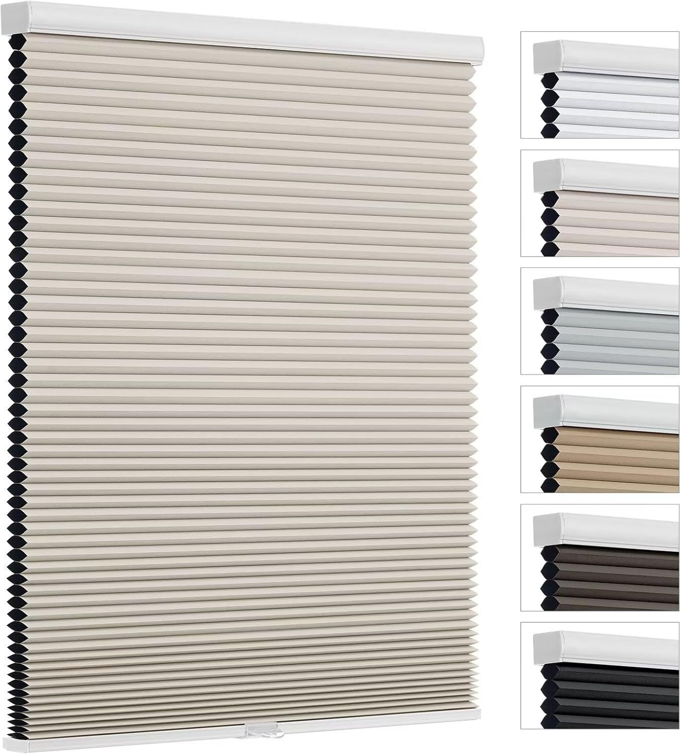 Blckout Cordless honeycomb blinds