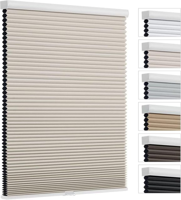 Blckout Cordless honeycomb blinds