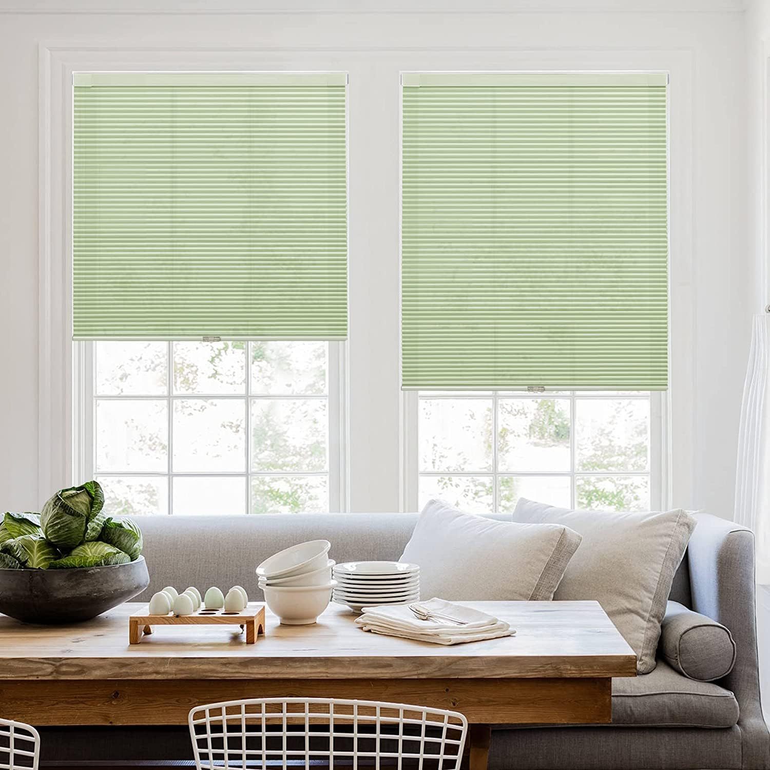 No Drilling Daylight Cordless honeycomb blinds