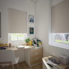 Blckout Cordless honeycomb blinds