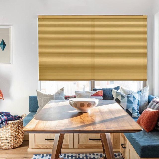 No Drilling Blackout Cordless honeycomb blinds
