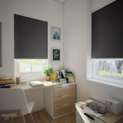 Blackout Cordless honeycomb blinds