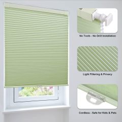 No Drilling Daylight Cordless honeycomb blinds