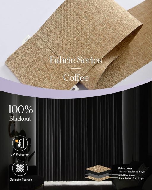 Customized Vertical Blinds Light Filtering Vertical Blind Free Wand Control Privacy Track Slats Set for Patio Sliding Glass Doors Windows