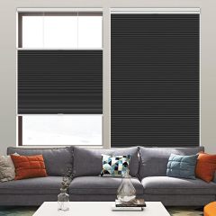 Blackout TDBU honeycomb blinds Custom Cellular Shades – Cordless, Top Down Bottom Up Room Darkening Window Blinds – Interior Window Coverings Cut-to-Size
