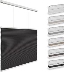 Blackout TDBU honeycomb blinds Custom Cellular Shades – Cordless, Top Down Bottom Up Room Darkening Window Blinds – Interior Window Coverings Cut-to-Size
